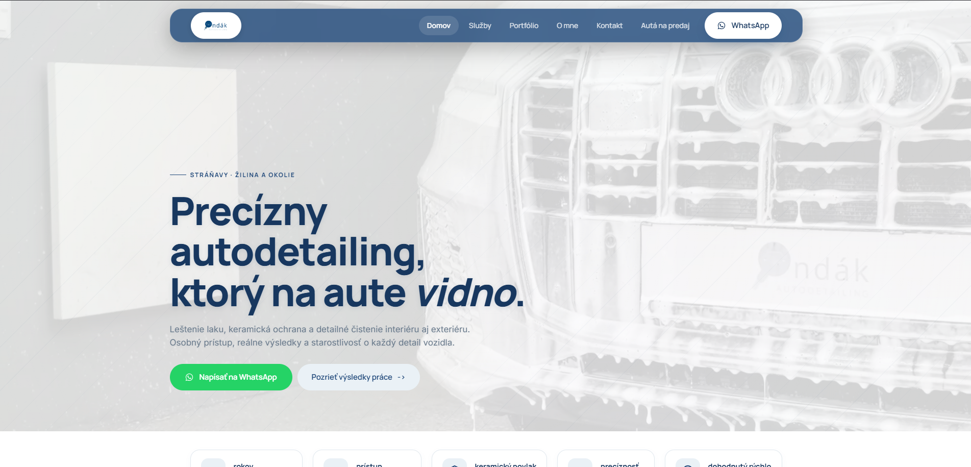 Ondak Autodetailing - Webová verzia